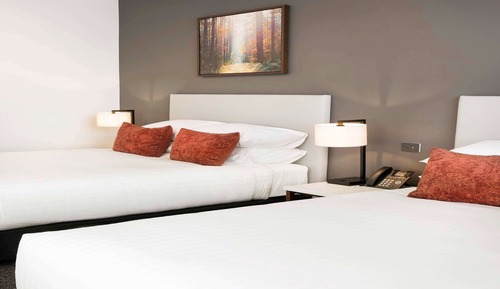 Habitación estándar, 2 camas de matrimonio