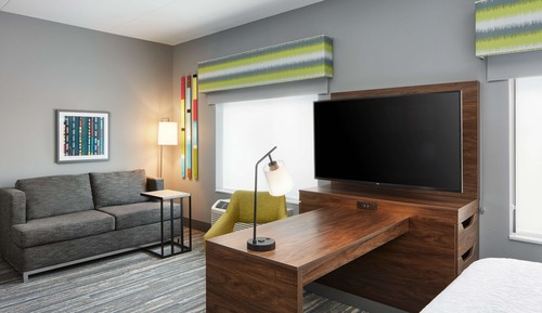 Estudio, 1 cama de matrimonio grande, no fumadores, frigorífico y microondas