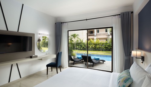 Habitación Deluxe, 2 camas individuales, acceso a la piscina