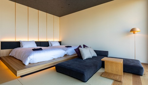 Habitación ejecutiva con 1 cama doble o 2 individuales (Modern Japanese Sky Floor)