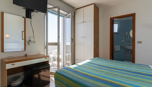 Habitación doble, 1 cama doble o 2 individuales, vistas al mar