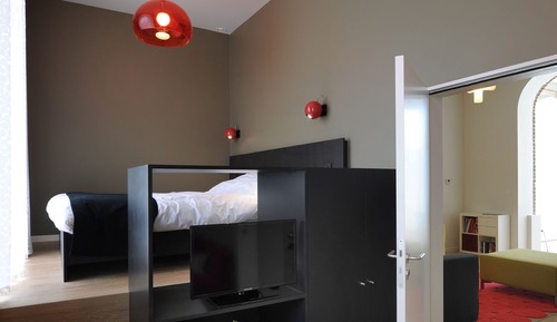 Apartamento estándar, vistas al jardín (Aux Houx)