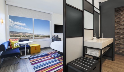 Habitación, 2 camas de matrimonio, en esquina (Hearing Accessible)