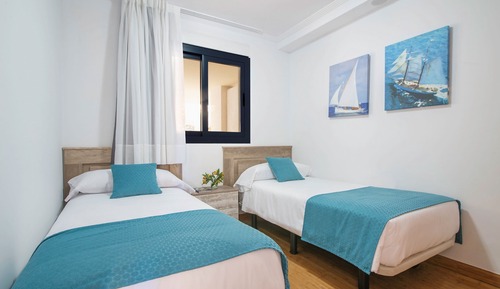 Apartamento superior, 2 habitaciones, balcón, vistas al mar