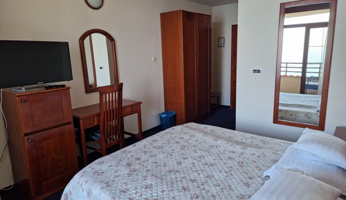 Habitación doble de uso individual, balcón, vistas al mar