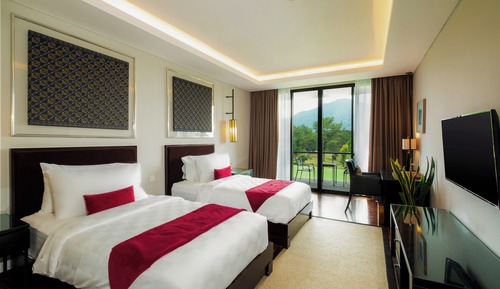 Habitación Deluxe con 2 camas individuales, vistas al campo de golf
