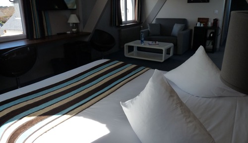 Habitación superior, vistas al mar