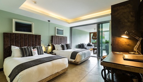 Habitación estándar, 2 camas dobles