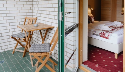 Habitación doble, balcón
