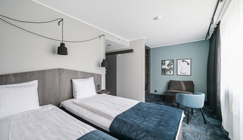 Habitación con 2 camas individuales