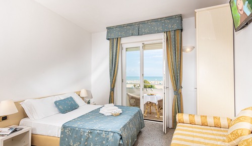 Habitación triple estándar, vistas al mar