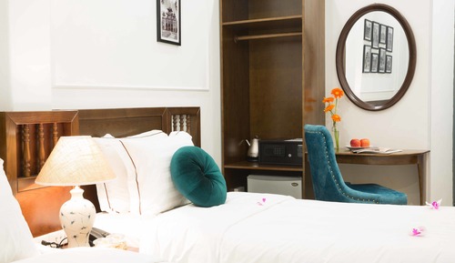 Habitación superior con 1 cama doble o 2 individuales