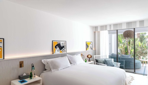 Habitación de lujo, 2 camas individuales, vistas al jardín