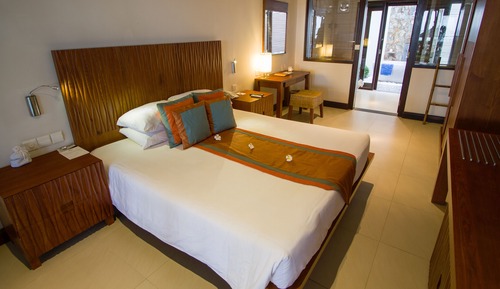 Habitación doble, vistas al mar