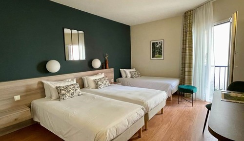 Habitación triple, 3 camas individuales, no fumadores, balcón