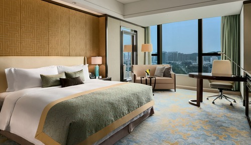 Habitación Deluxe, 1 cama de matrimonio grande, vistas a la ciudad (Deluxe City View King)
