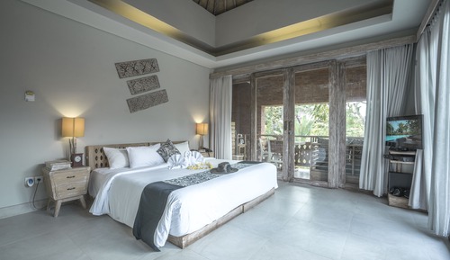Villa, 2 habitaciones, piscina privada, vistas al jardín