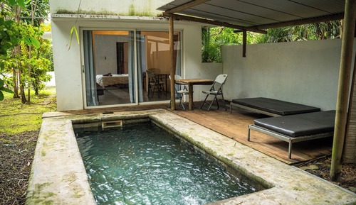 Habitación, piscina privada (LE FLAMBOYANT)
