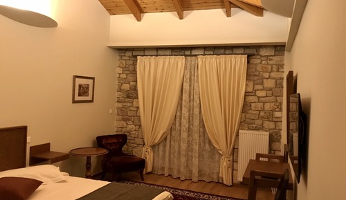 Suite panorámica, chimenea