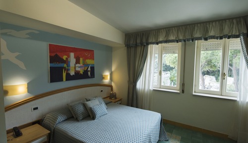 Habitación clásica con 1 cama doble o 2 individuales, vistas al jardín