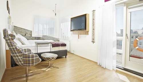 Habitación doble, balcón