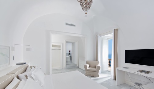 Suite, bañera de hidromasaje, vistas al mar (Lady Hamilton)
