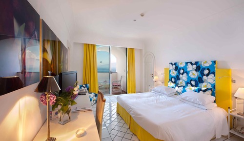 Habitación clásica doble, balcón, vistas al mar
