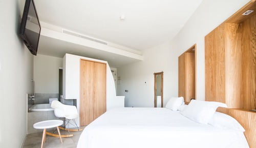 Habitación, 1 cama de matrimonio grande, vistas al mar