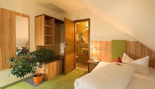 Habitación estándar doble de uso individual, baño privado