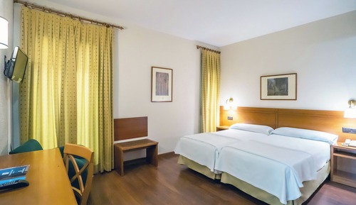 Habitación con 1 cama doble o 2 individuales