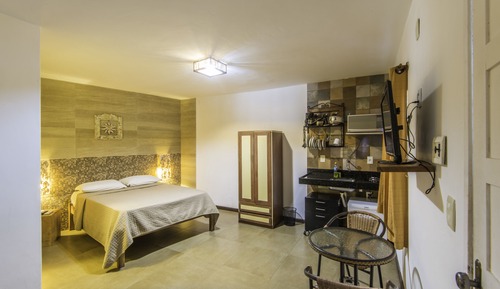 Habitación, cocina básica