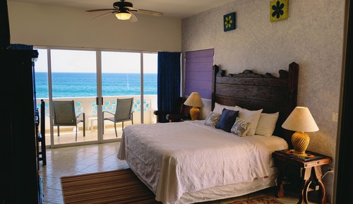 Habitación Deluxe, 1 cama de matrimonio grande, vistas al mar