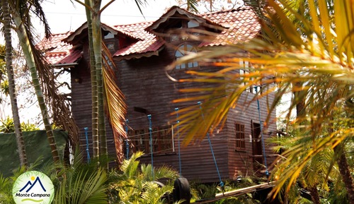 Casa panorámica en un árbol, 2 camas dobles, balcón, vistas a la ciudad