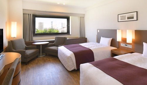 Habitación con 2 camas individuales, no fumadores, vistas al parque (Excellency,  High Floor)