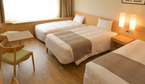 Habitación estándar con 2 camas individuales, no fumadores (with Extra Bed)