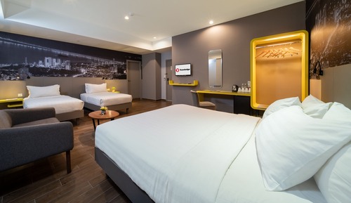 Habitación familiar, varias camas