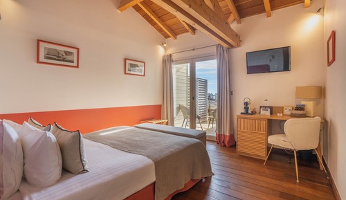 Habitación doble, vistas al mar
