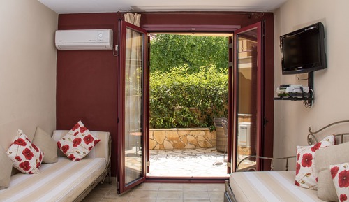 Suite, 1 habitación, cocina, vistas al jardín