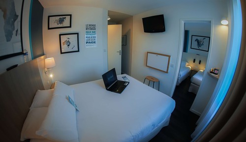 Habitación familiar, varias camas