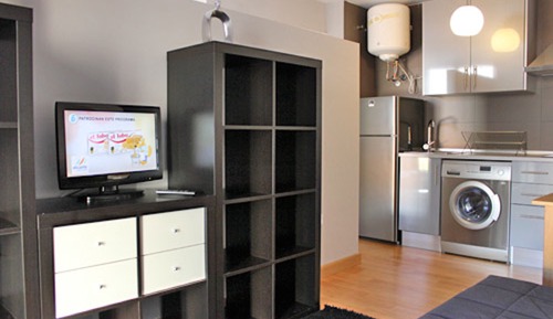 Estudio, 1 cama doble con sofá cama, cocina