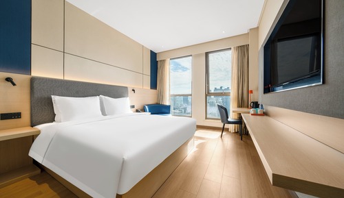 Habitación estándar, 1 cama de matrimonio grande, vistas a la ciudad