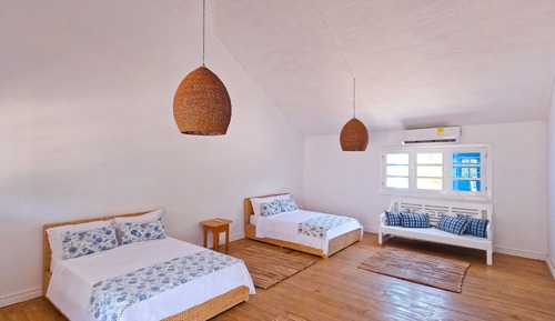 Habitación familiar, vistas al jardín