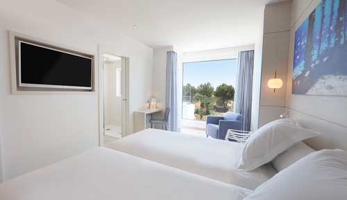 Habitación doble, balcón, vistas al mar