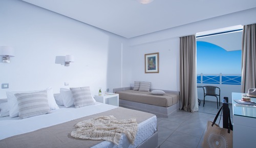 Habitación doble, vistas al mar