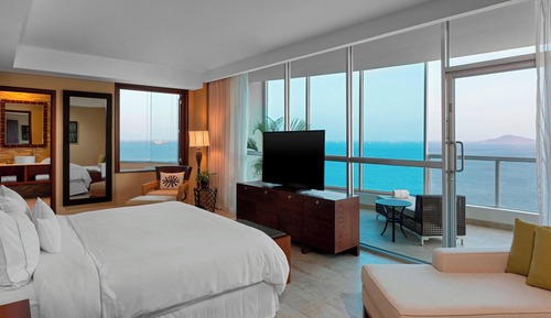 Suite presidencial, 1 cama de matrimonio grande, vistas al mar