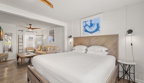 Habitación doble, 1 cama de matrimonio grande con sofá cama