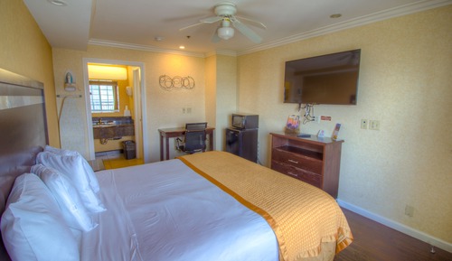 Habitación estándar, 1 cama de matrimonio grande, no fumadores, frigorífico y microondas