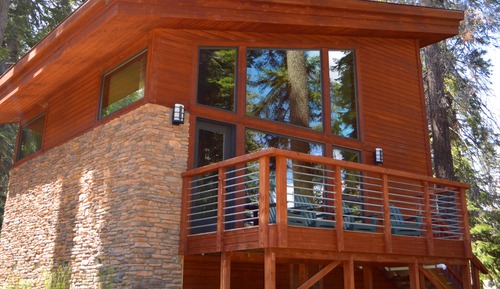 Forest Cabin, King Bed and Bunk Bed