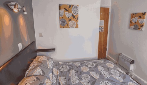 Habitación doble, baño privado, vistas al mar
