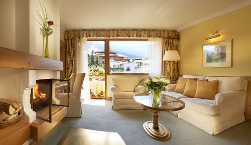 Suite, balcón, vistas al jardín (55m²)